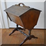 F103. Sewing box on stand. - $ 